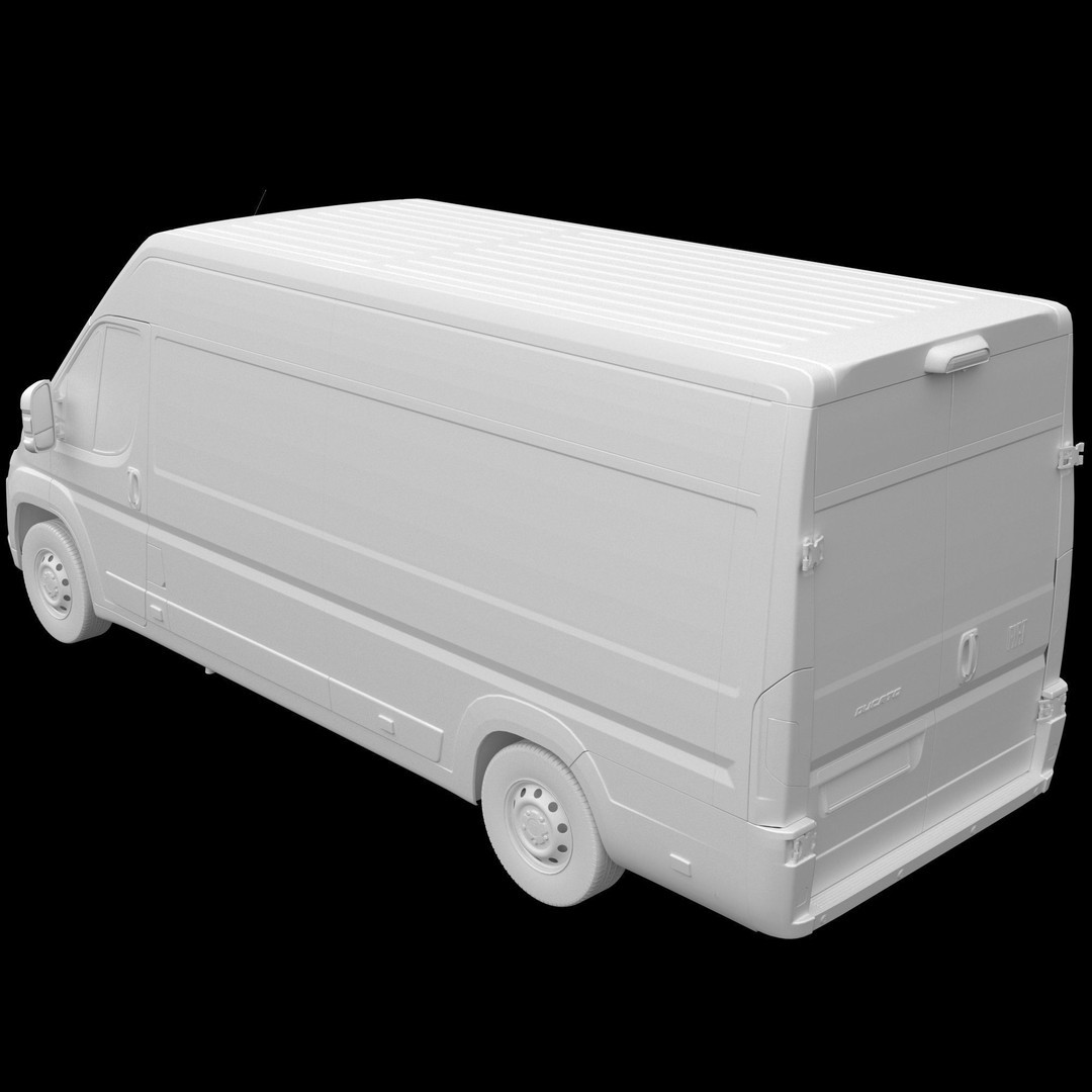 2024 FIAT DUCATO L4H2 3D Model – Detailed Interior, FBX, OBJ - View 15