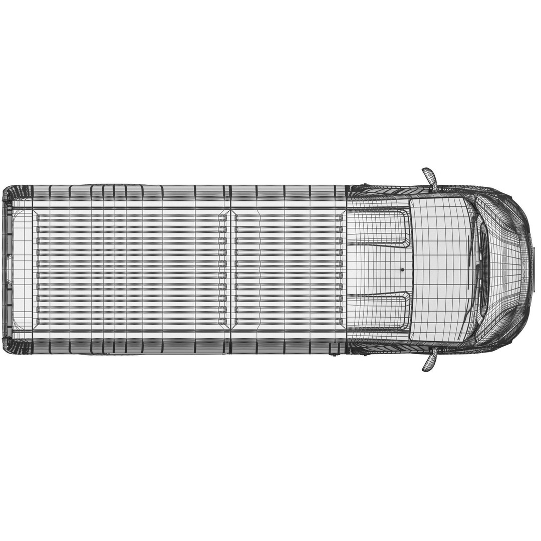2024 FIAT DUCATO L4H2 3D Model – Detailed Interior, FBX, OBJ - View 22