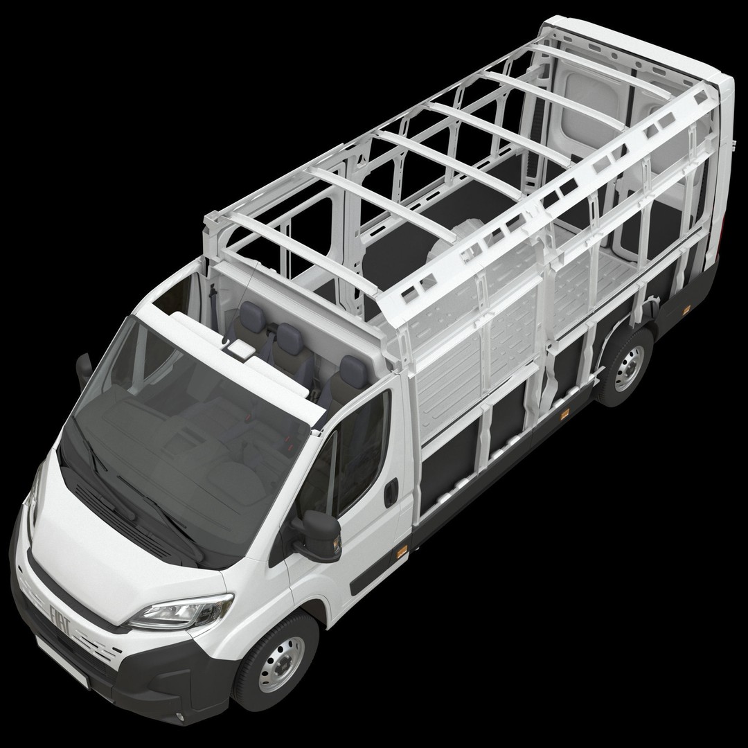 2024 FIAT DUCATO L4H2 3D Model – Detailed Interior, FBX, OBJ - View 23