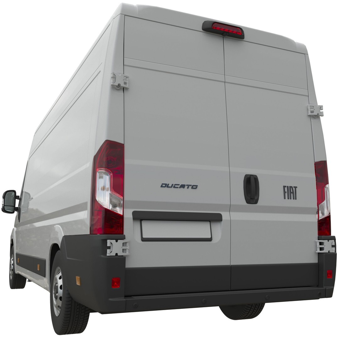2024 FIAT DUCATO L4H2 3D Model – Detailed Interior, FBX, OBJ - View 5