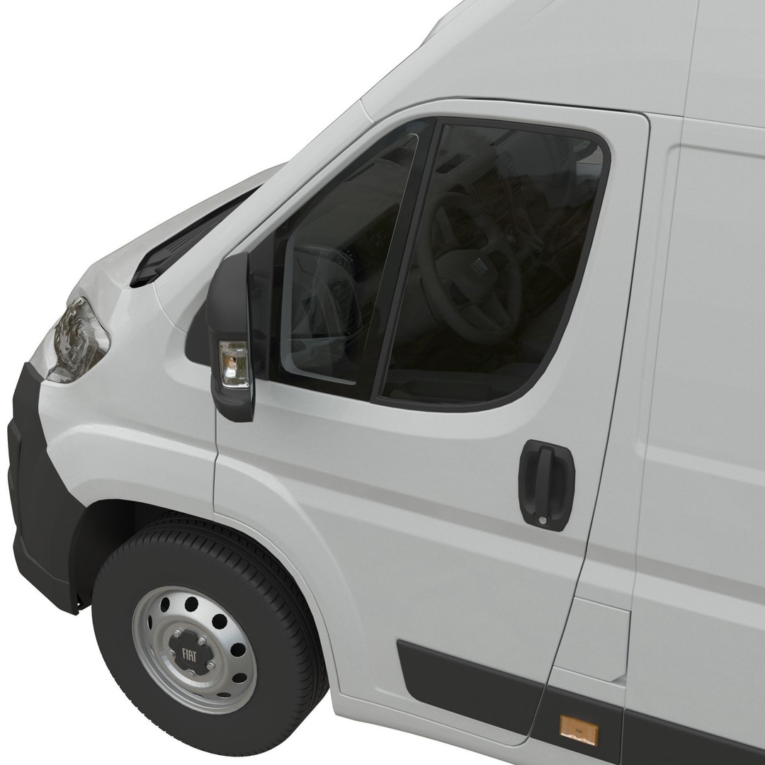 2024 FIAT DUCATO L4H2 3D Model – Detailed Interior, FBX, OBJ - View 8