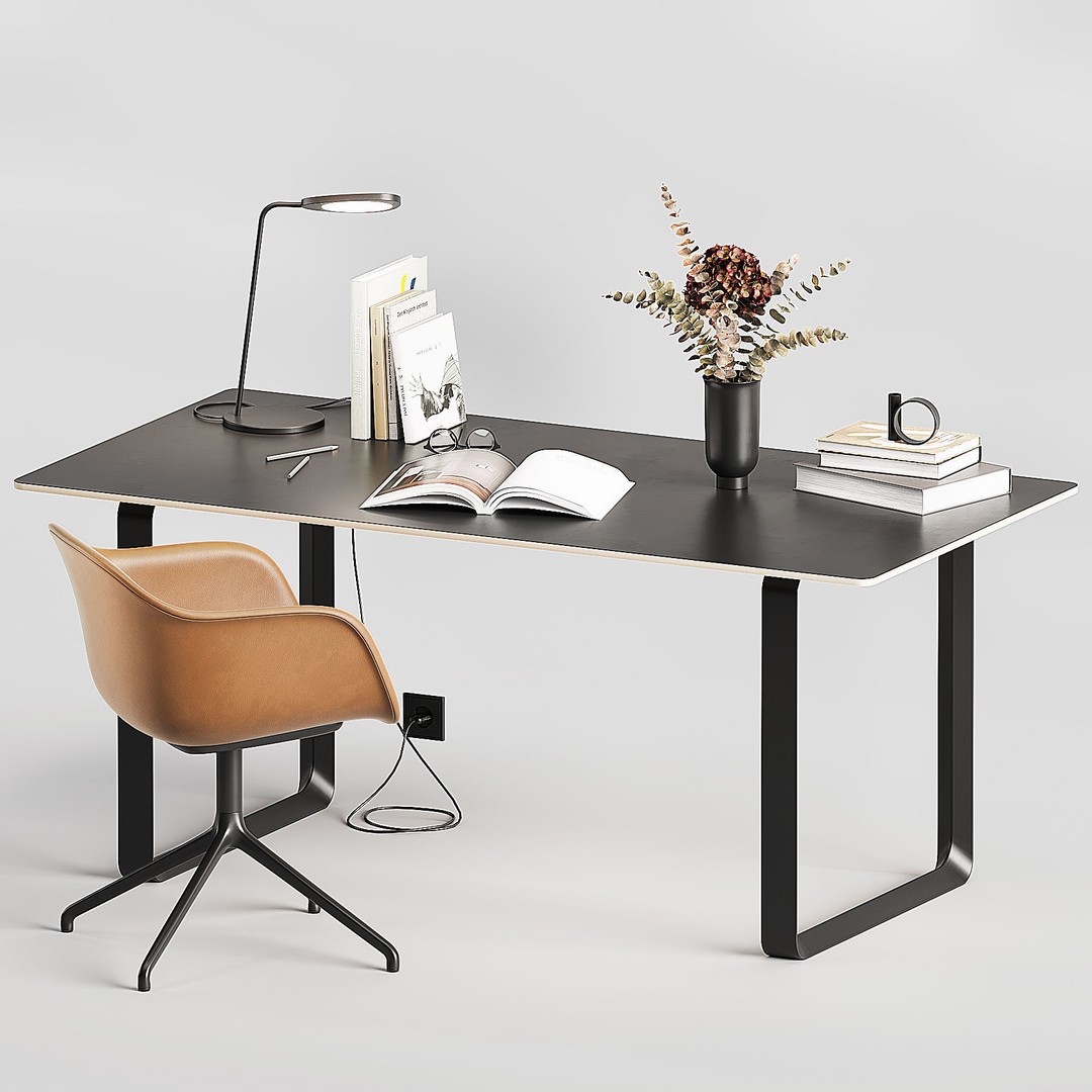 MUUTO Office Set 3D Model – High Poly Interior Asset, FBX/OBJ - View 5