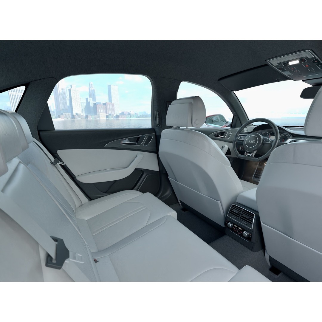 Audi S6 3D Model – Sport Car with PBR Textures, Game-Ready Formats
