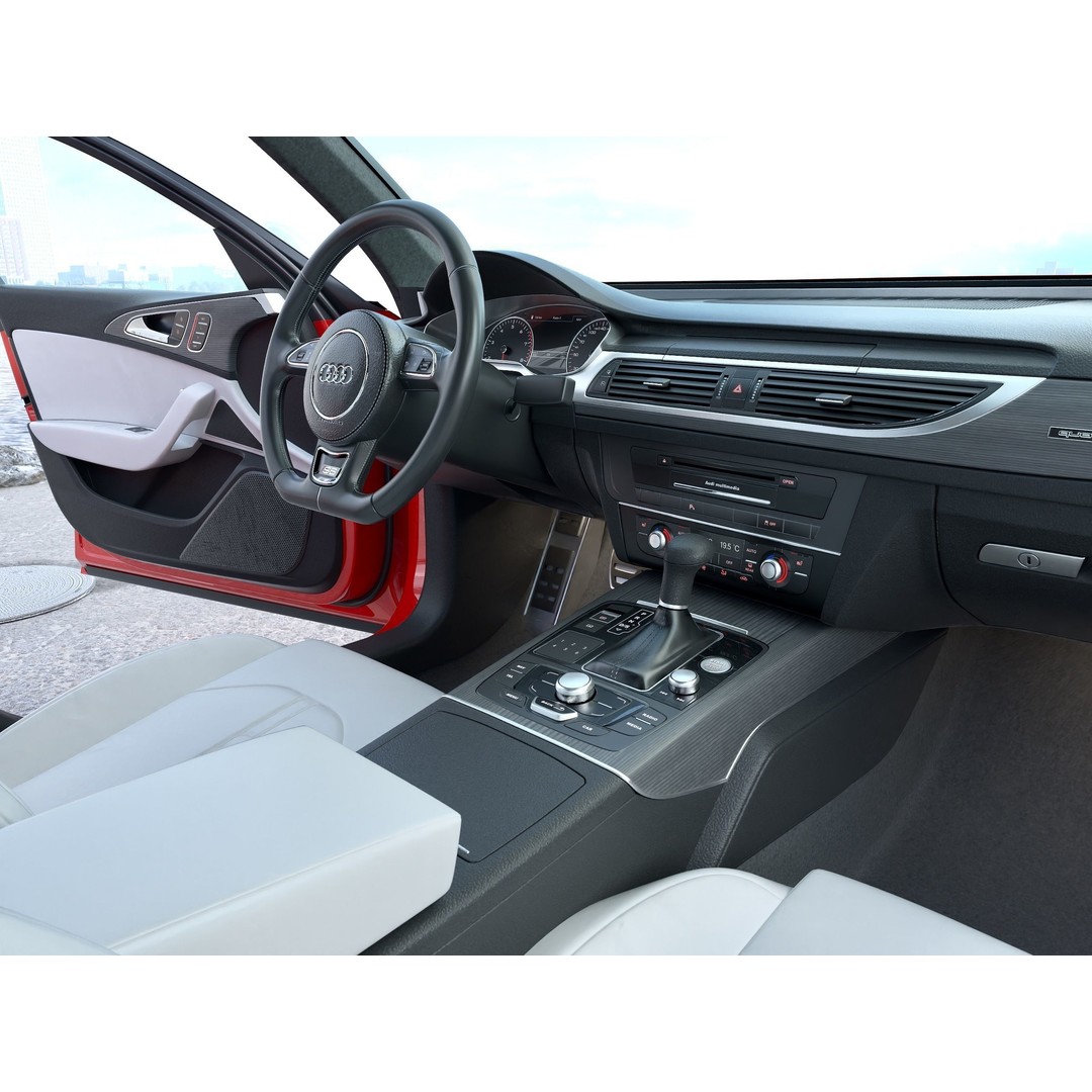 Audi S6 3D Model – Sport Car with PBR Textures, Game-Ready Formats - View 11