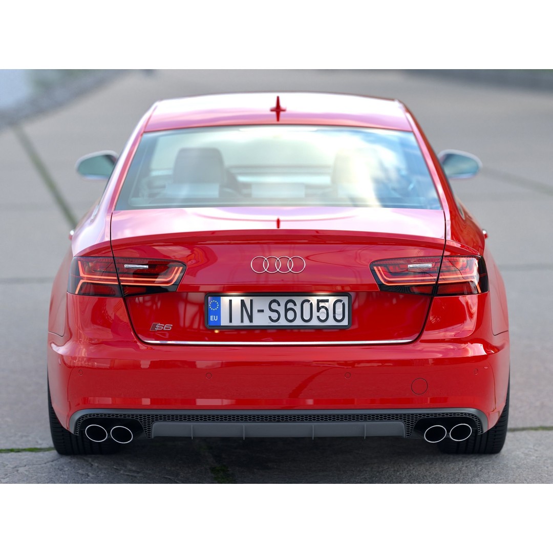 Audi S6 3D Model – Sport Car with PBR Textures, Game-Ready Formats - View 6
