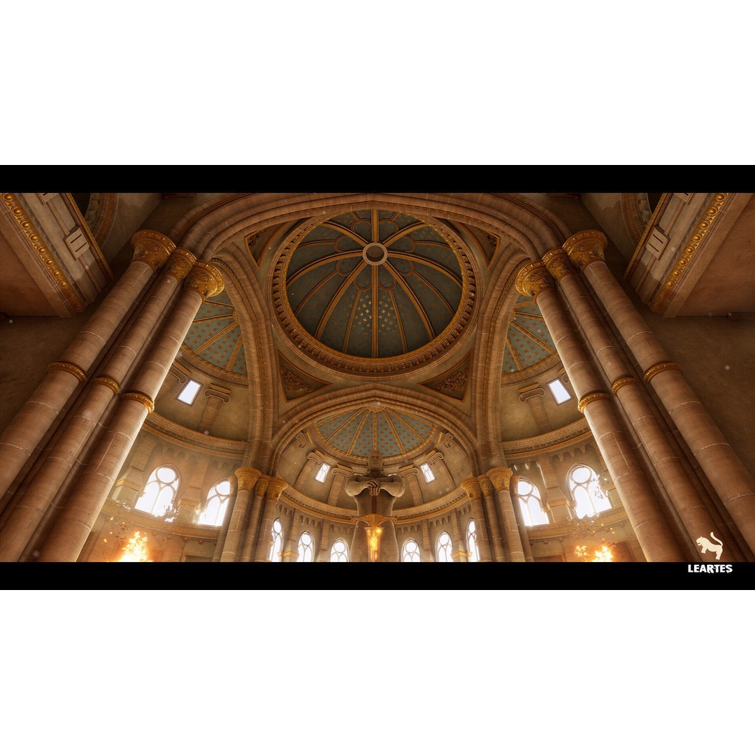 King Arthur Castle Interior 3D Model – Low Poly Game Ready, FBX - View 10