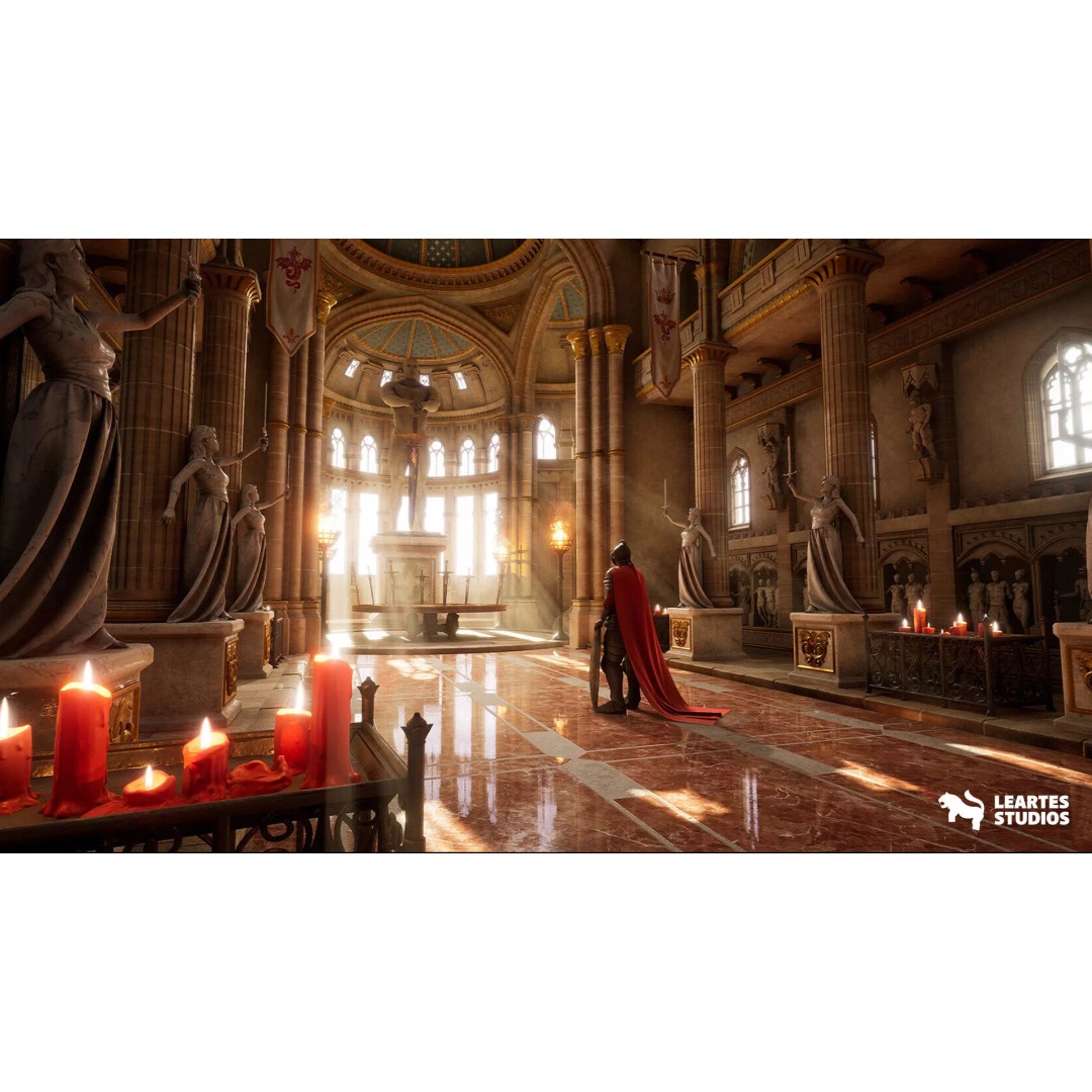 King Arthur Castle Interior 3D Model – Low Poly Game Ready, FBX - View 2