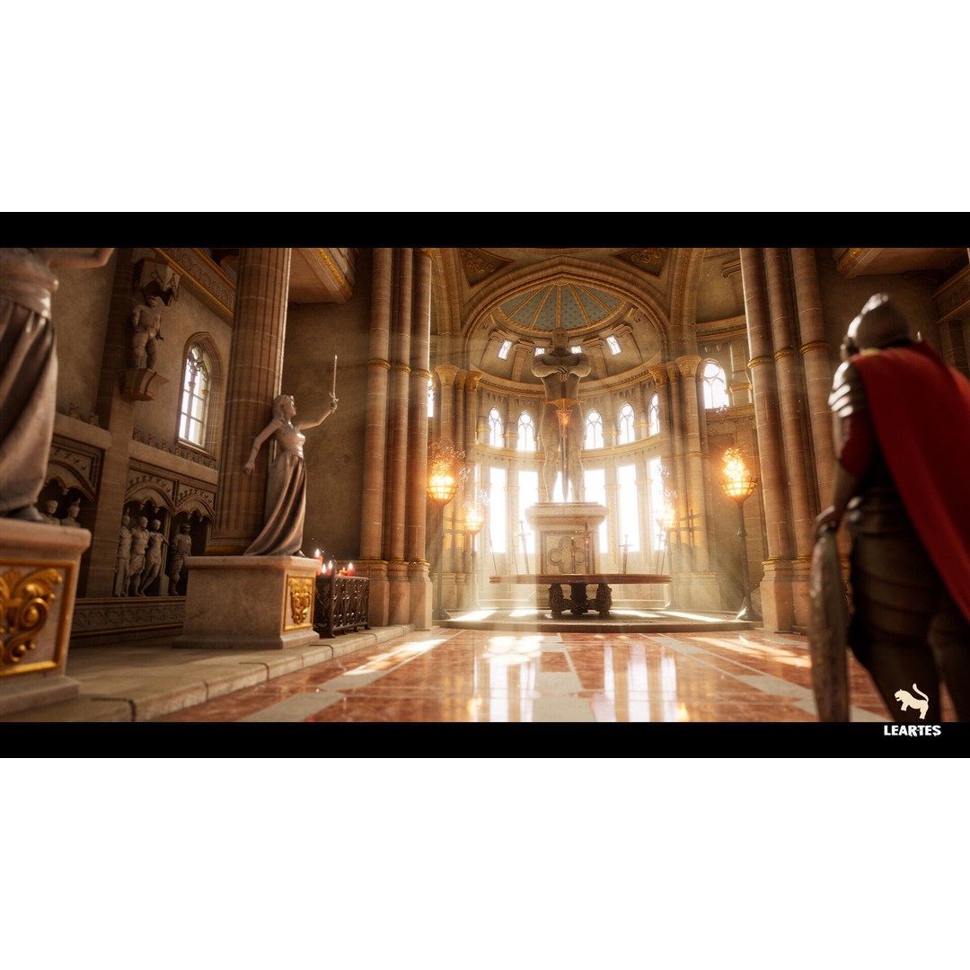 King Arthur Castle Interior 3D Model – Low Poly Game Ready, FBX - View 4