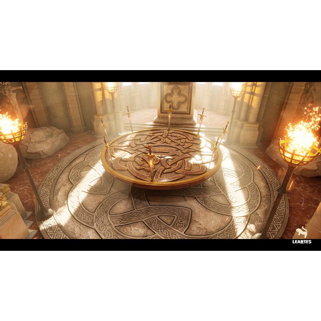 King Arthur Castle Interior 3D Model – Low Poly Game Ready, FBX - View 5