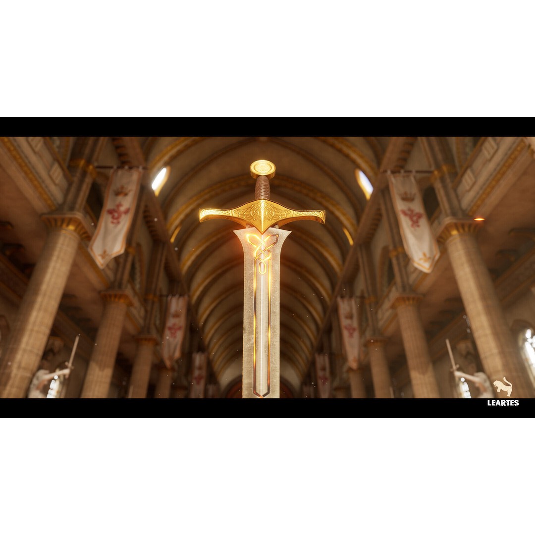 King Arthur Castle Interior 3D Model – Low Poly Game Ready, FBX - View 8