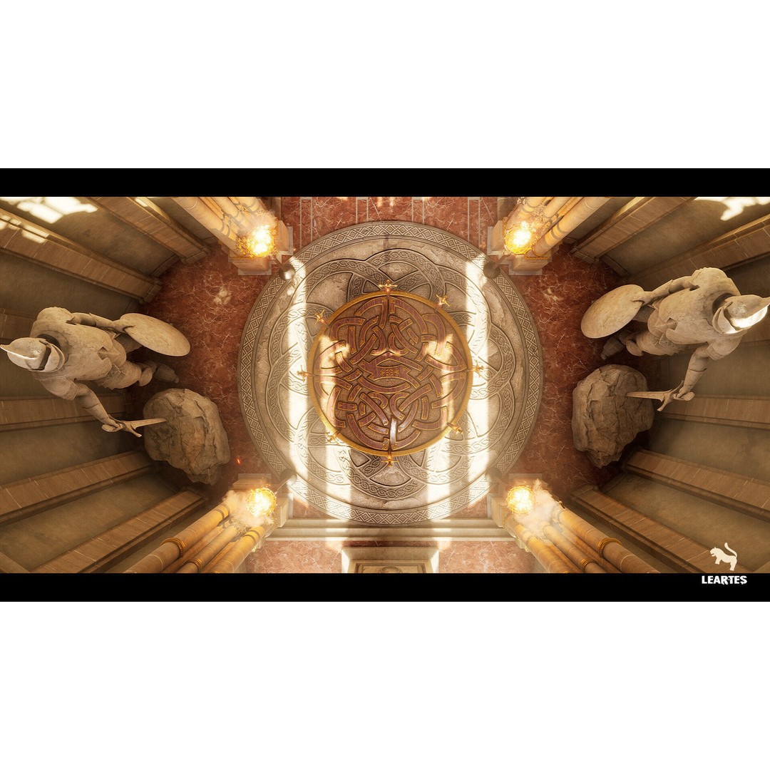 King Arthur Castle Interior 3D Model – Low Poly Game Ready, FBX - View 9
