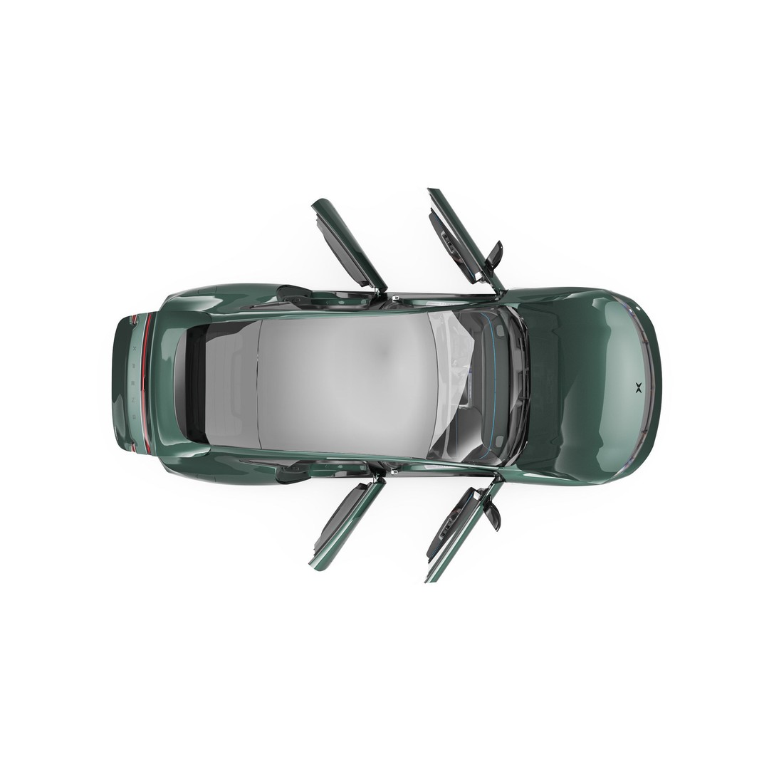2024 Xpeng P7 3D Model – Luxury Sedan with Rigged Interior, FBX, Blender - View 12
