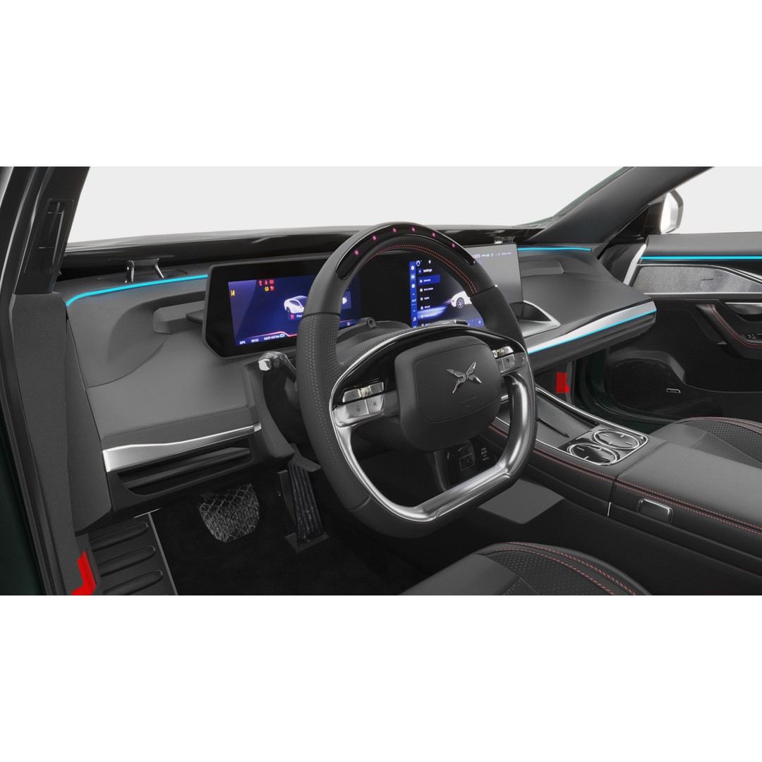 2024 Xpeng P7 3D Model – Luxury Sedan with Rigged Interior, FBX, Blender - View 14
