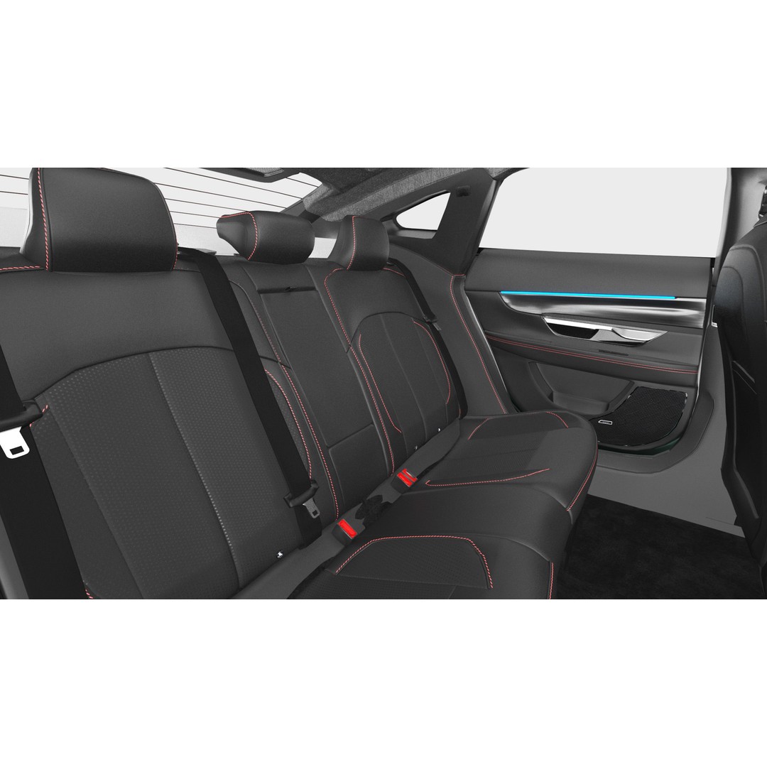 2024 Xpeng P7 3D Model – Luxury Sedan with Rigged Interior, FBX, Blender - View 15