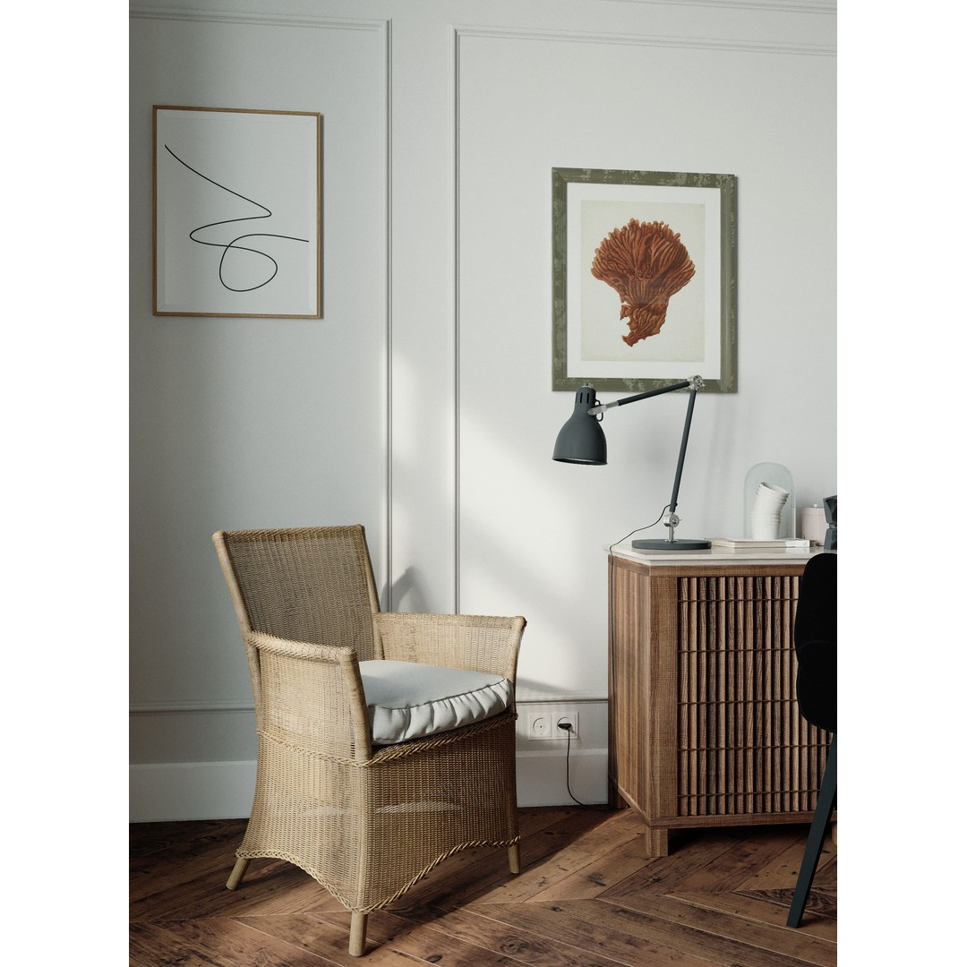 Scandinavian Living Room 3D Model – Fully Textured Interior Scene, Corona - View 4