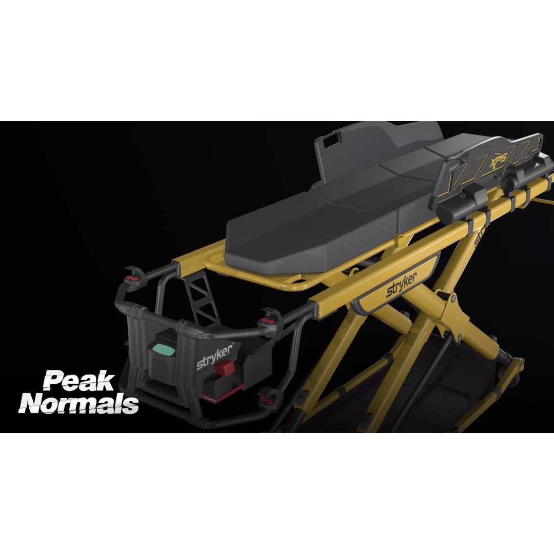 Stryker Power Pro XT 3D Model – Low Poly Game Asset, FBX - View 2