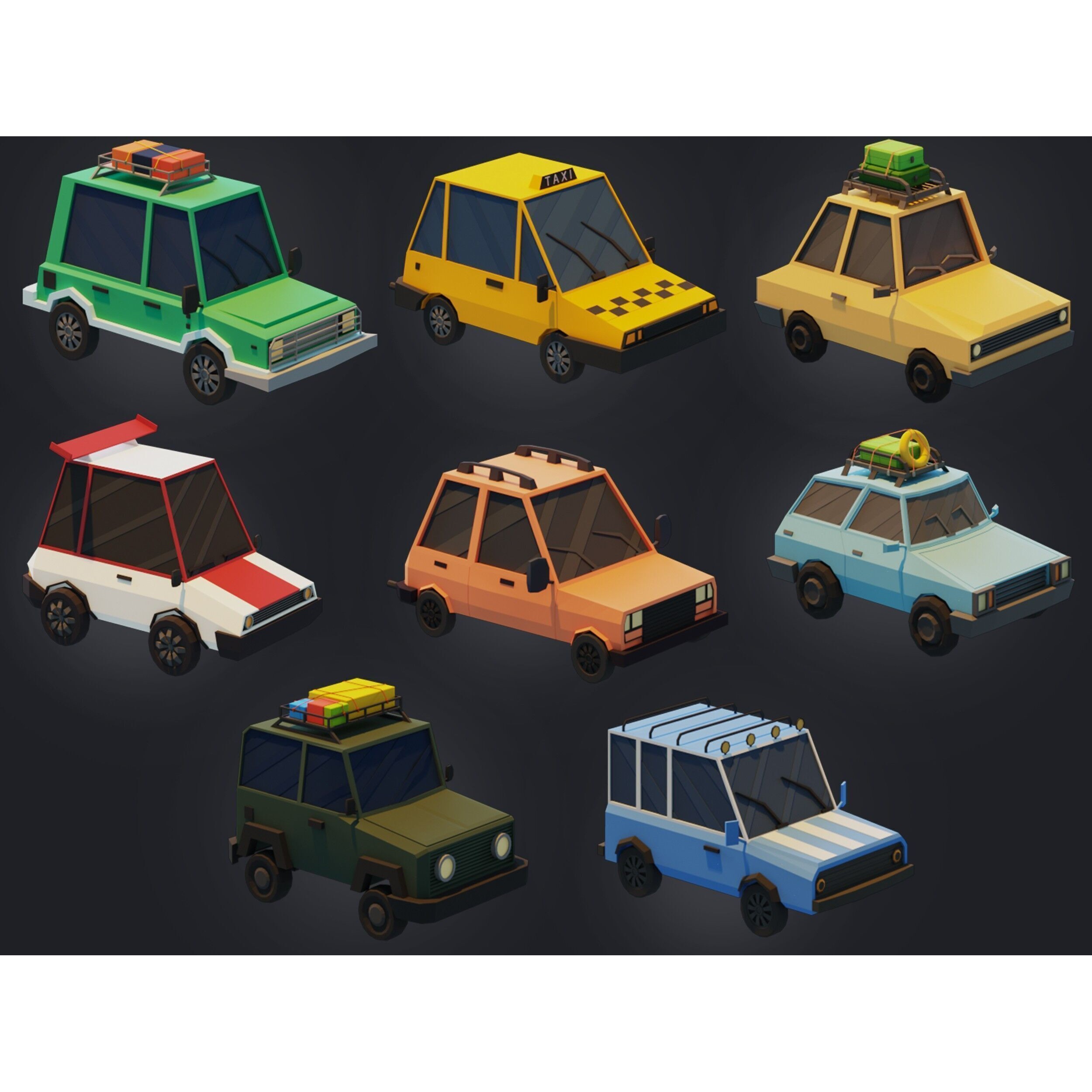 Ultimate City Builder Pack - Low-Poly Game-Ready 3D Model - View 18