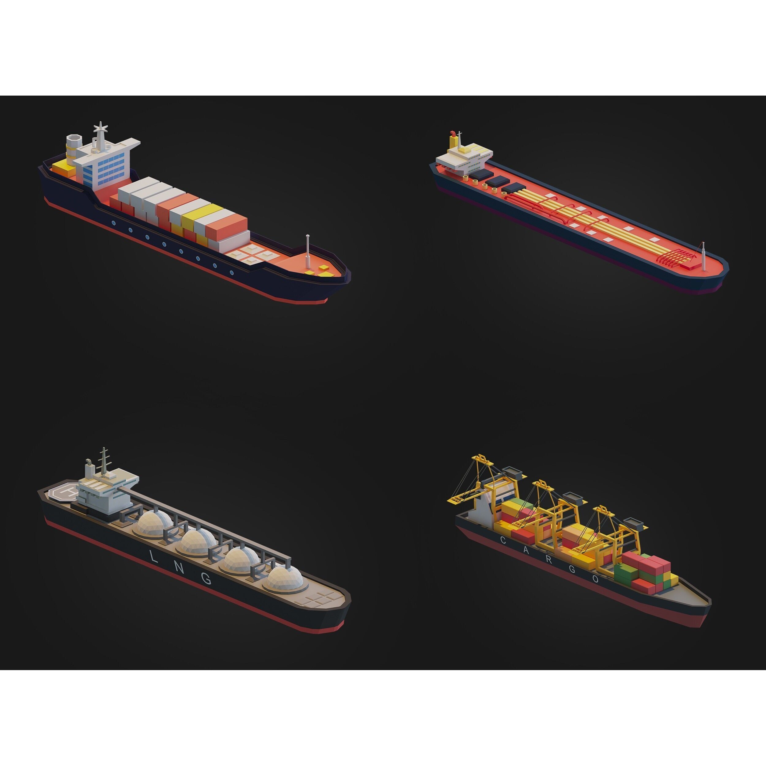 Ultimate City Builder Pack - Low-Poly Game-Ready 3D Model - View 38