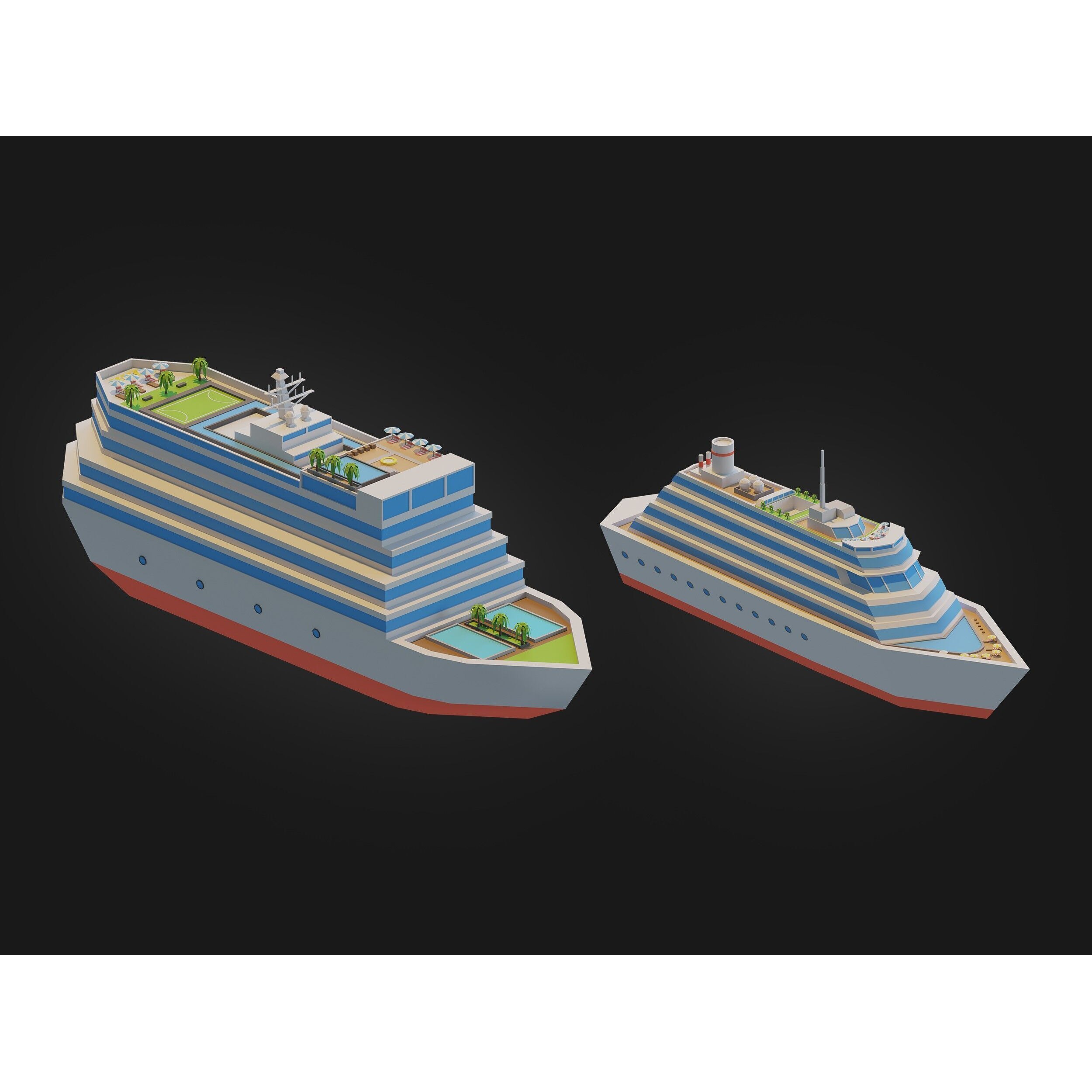 Ultimate City Builder Pack - Low-Poly Game-Ready 3D Model - View 39