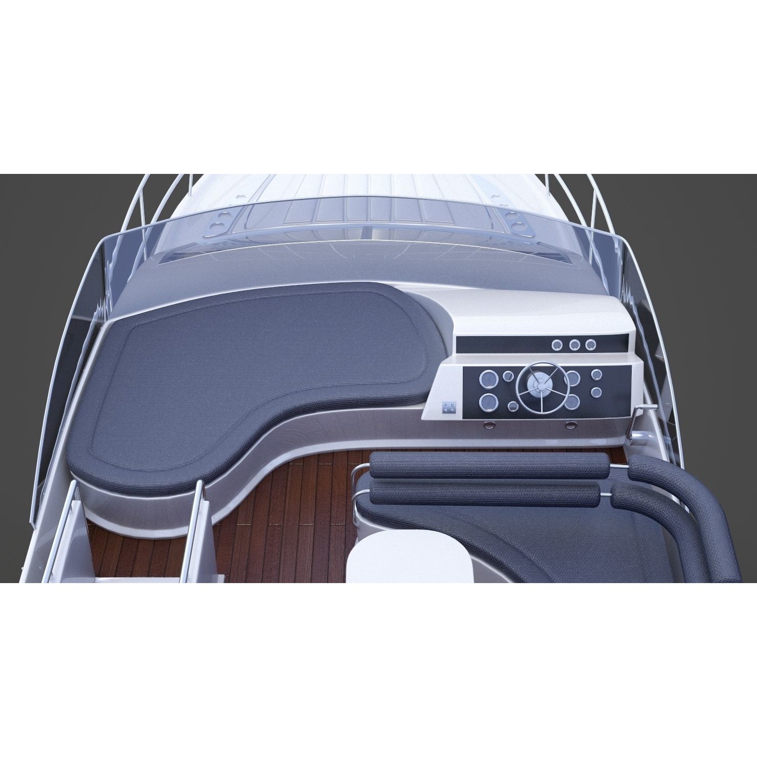 Photorealistic Yacht - Ready-to-Render 3D Model - View 14