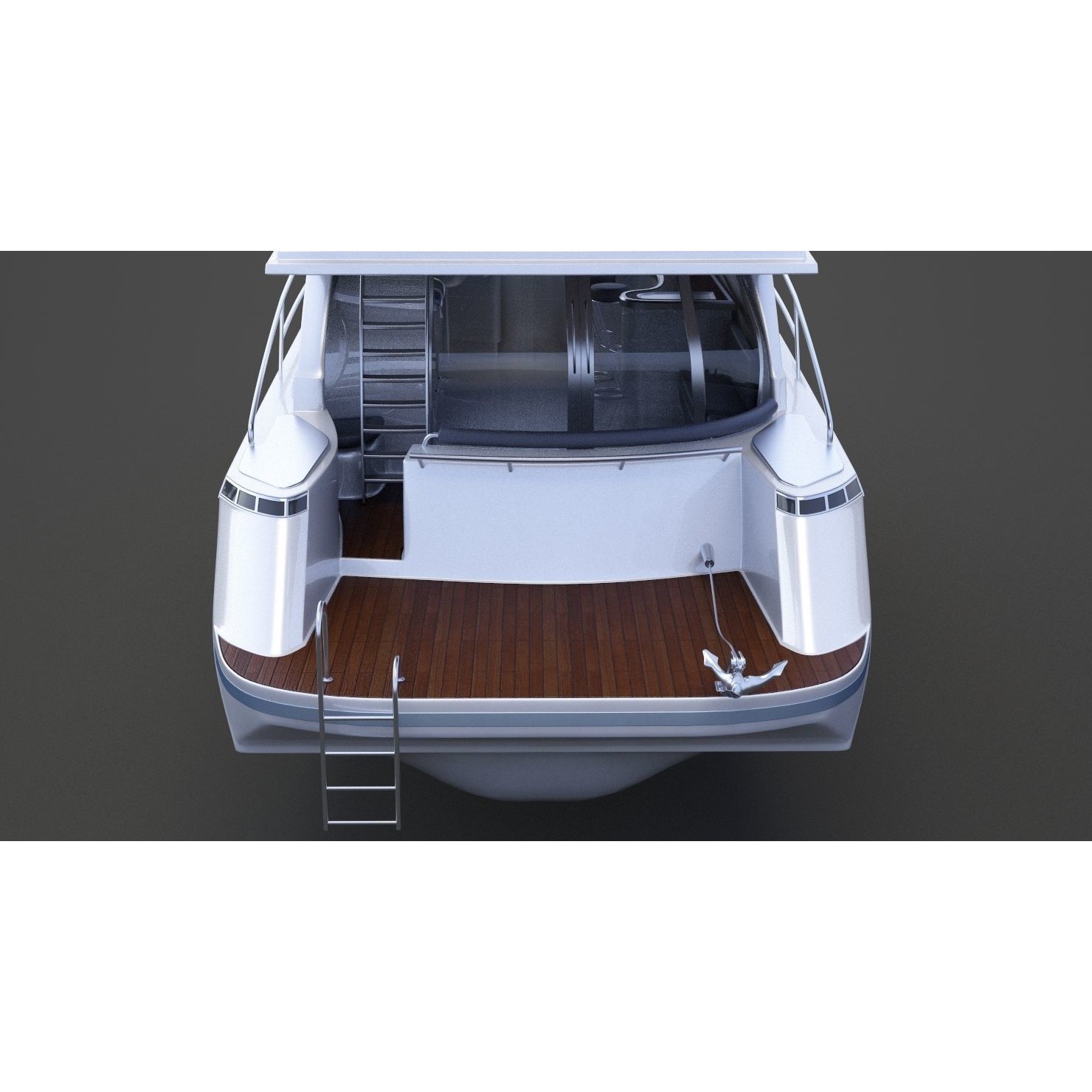 Photorealistic Yacht - Ready-to-Render 3D Model - View 17