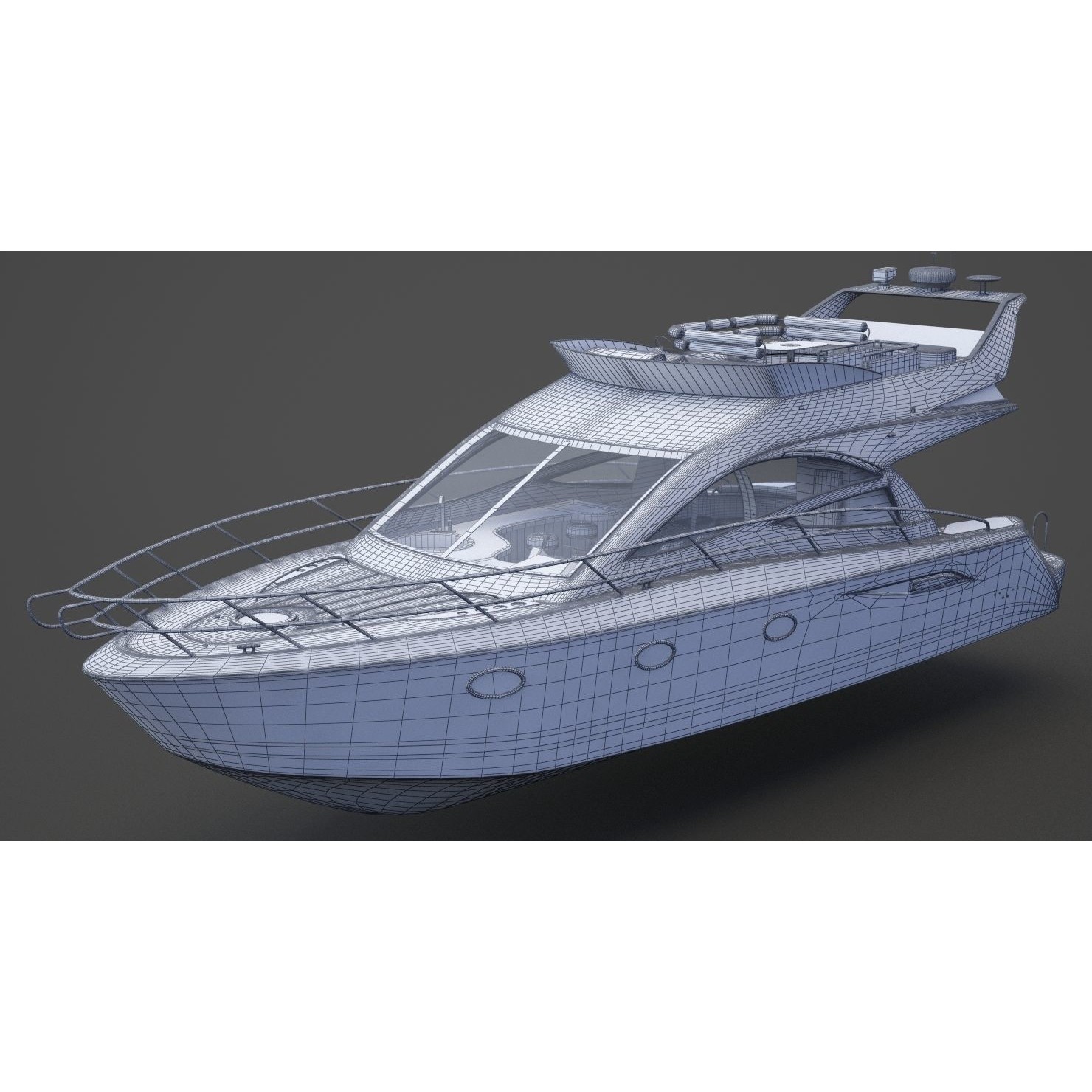 Photorealistic Yacht - Ready-to-Render 3D Model - View 20