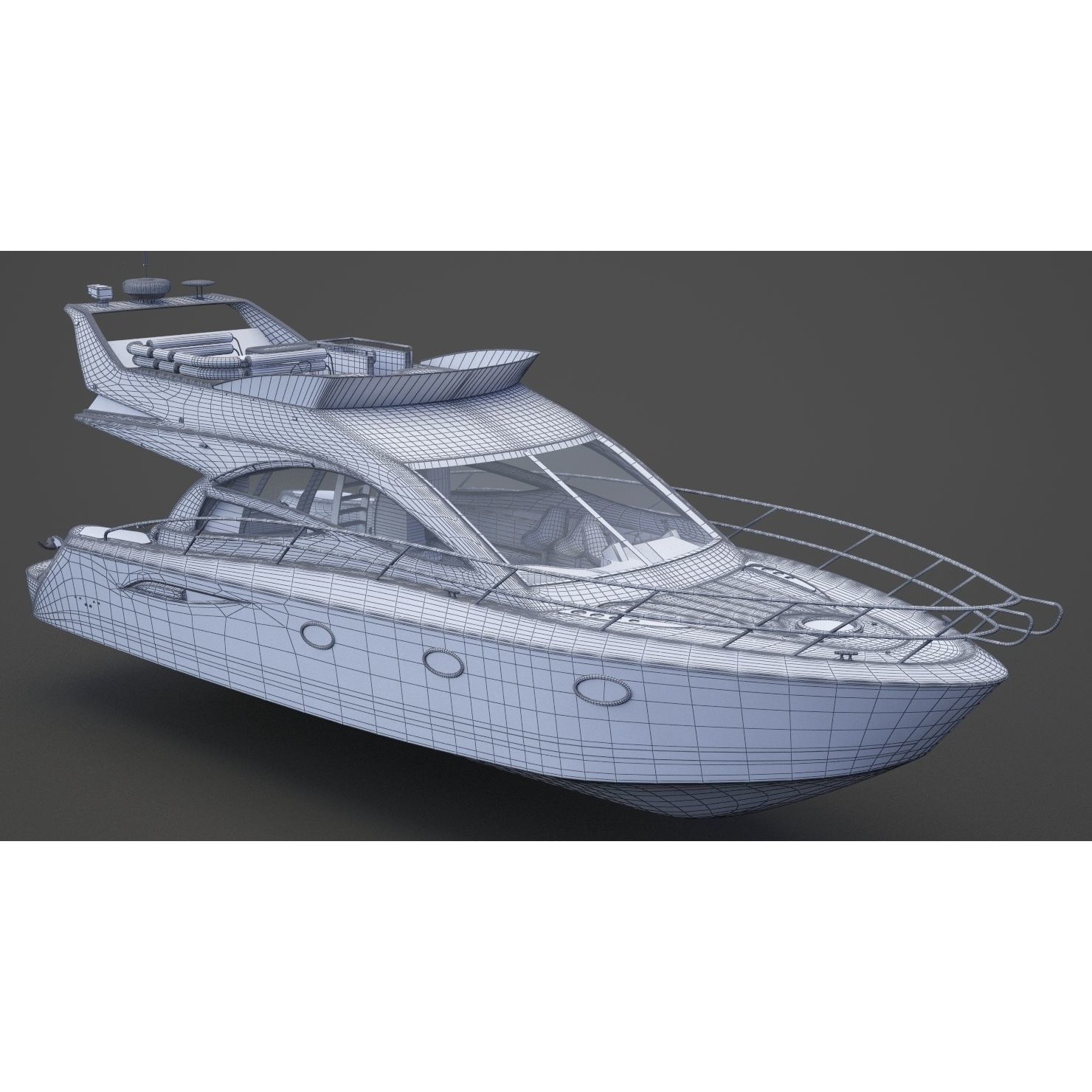 Photorealistic Yacht - Ready-to-Render 3D Model - View 21