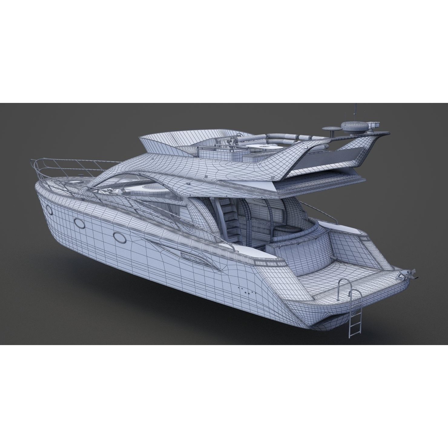 Photorealistic Yacht - Ready-to-Render 3D Model - View 23