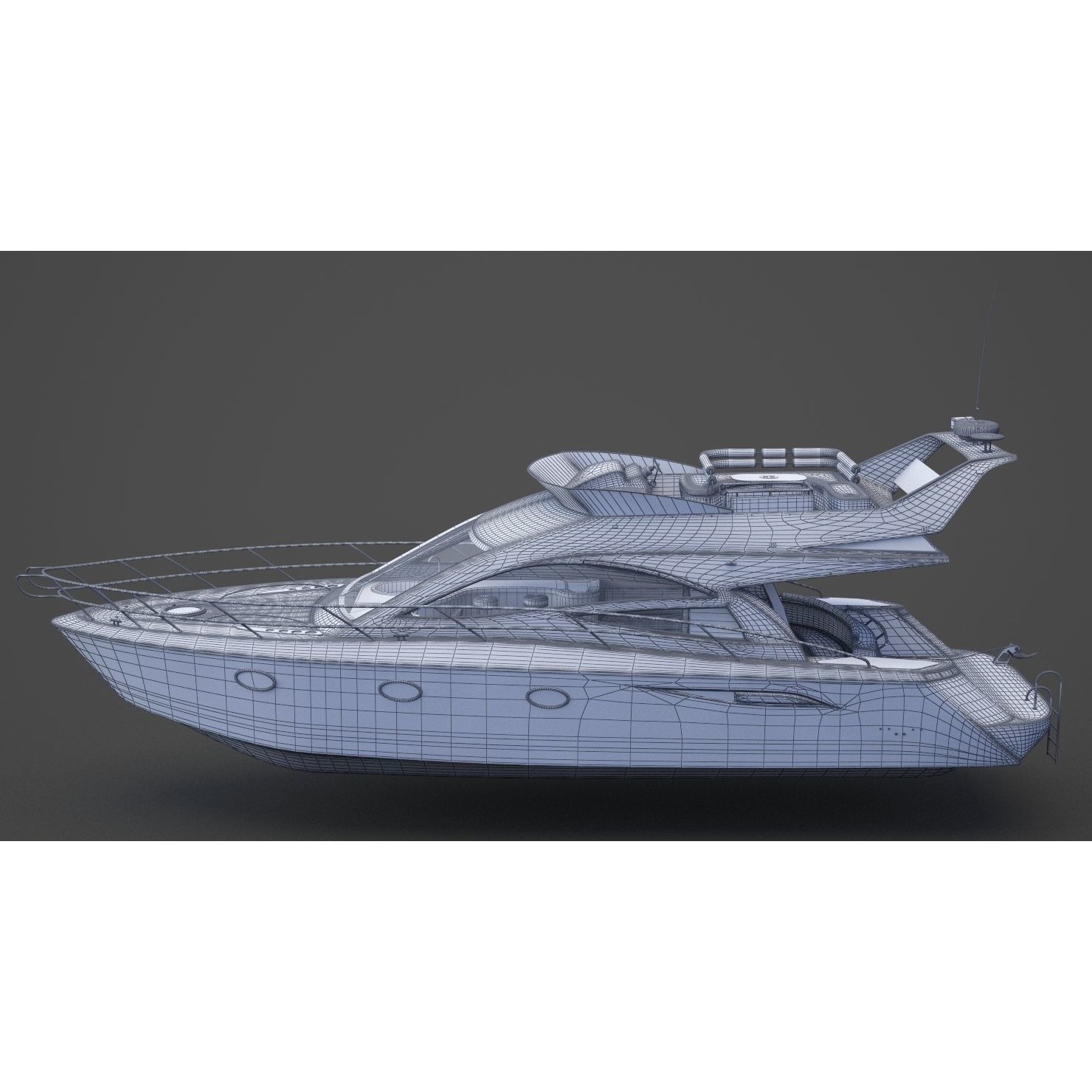 Photorealistic Yacht - Ready-to-Render 3D Model - View 24