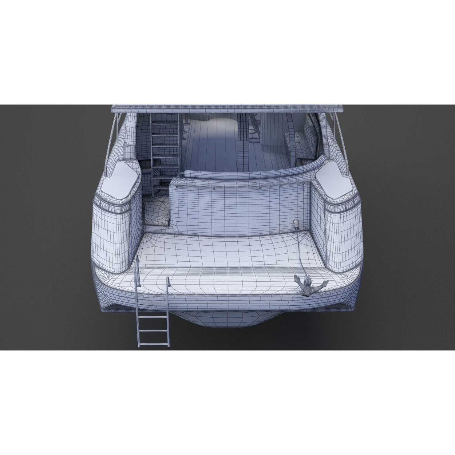 Photorealistic Yacht - Ready-to-Render 3D Model - View 28