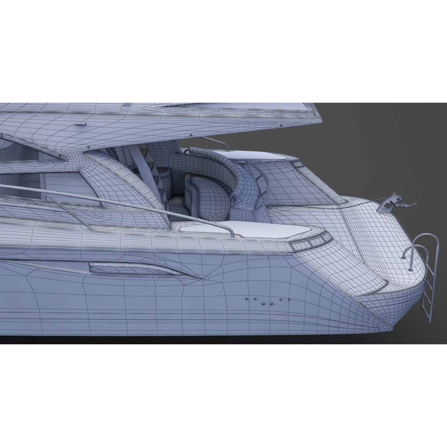 Photorealistic Yacht - Ready-to-Render 3D Model - View 29