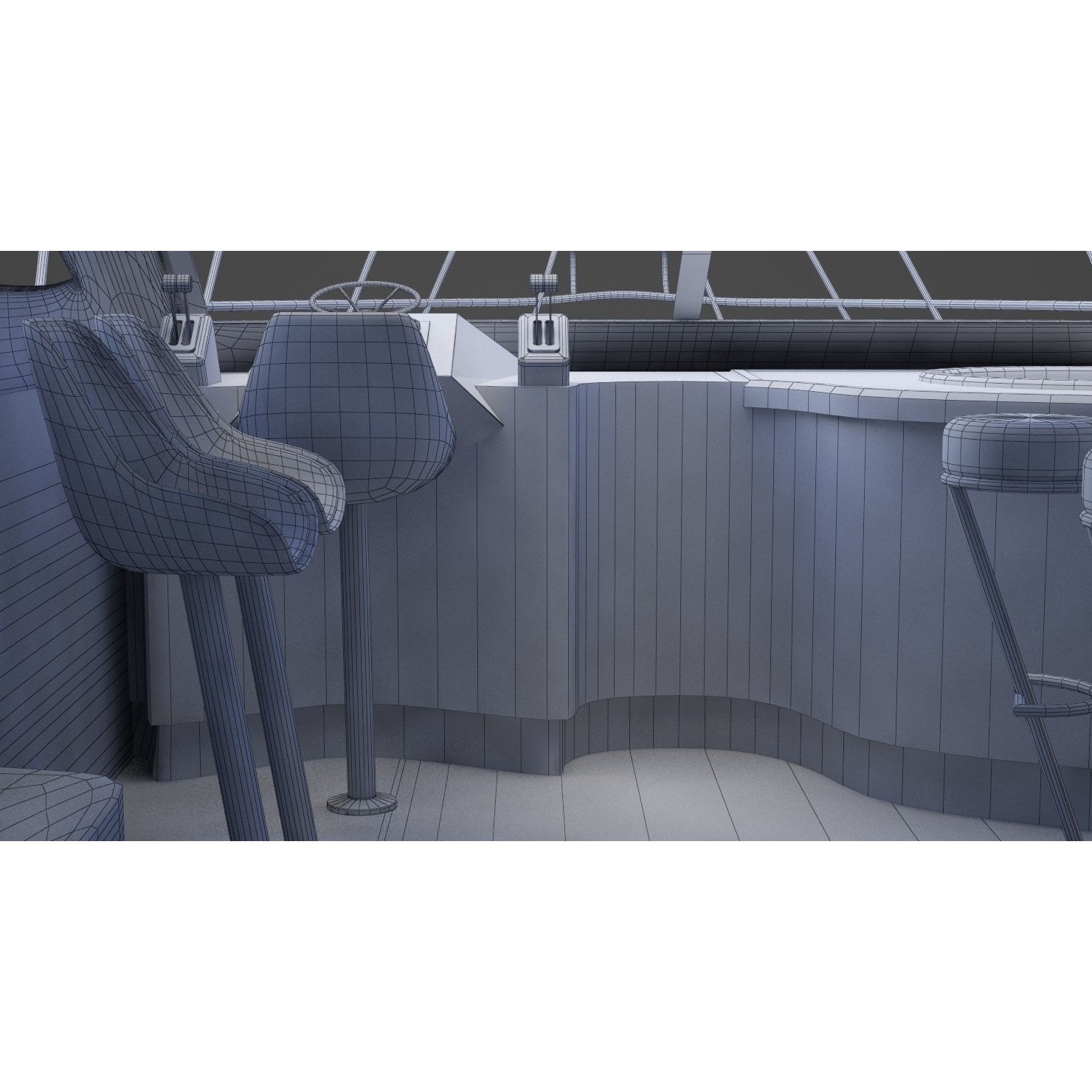 Photorealistic Yacht - Ready-to-Render 3D Model - View 30