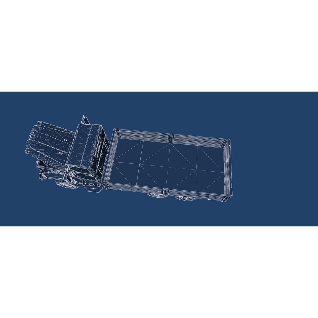 M939 Series 5-Ton 6x6 Truck 3D Model – Textured Military Vehicle, FBX, OBJ