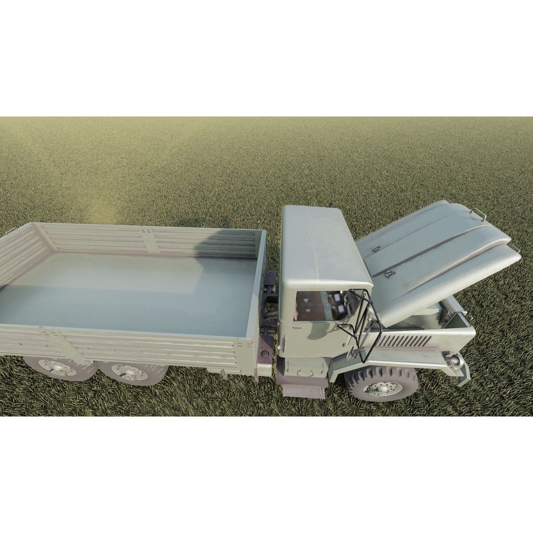 M939 Series 5-Ton 6x6 Truck 3D Model – Textured Military Vehicle, FBX, OBJ - View 25