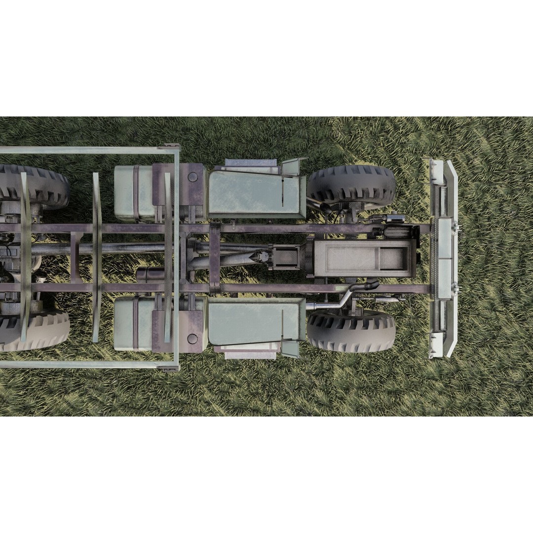 M939 Series 5-Ton 6x6 Truck 3D Model – Textured Military Vehicle, FBX, OBJ - View 28