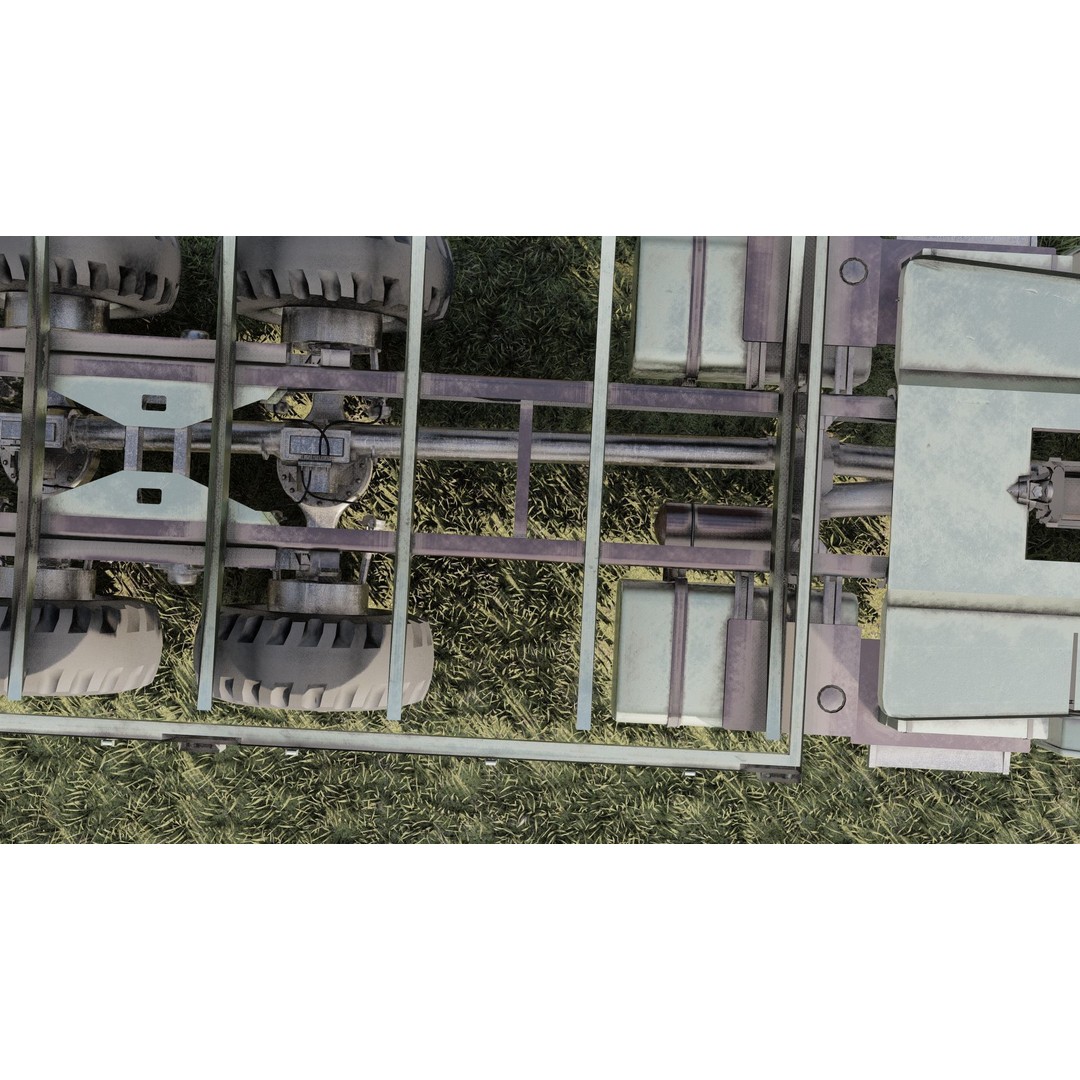 M939 Series 5-Ton 6x6 Truck 3D Model – Textured Military Vehicle, FBX, OBJ - View 31