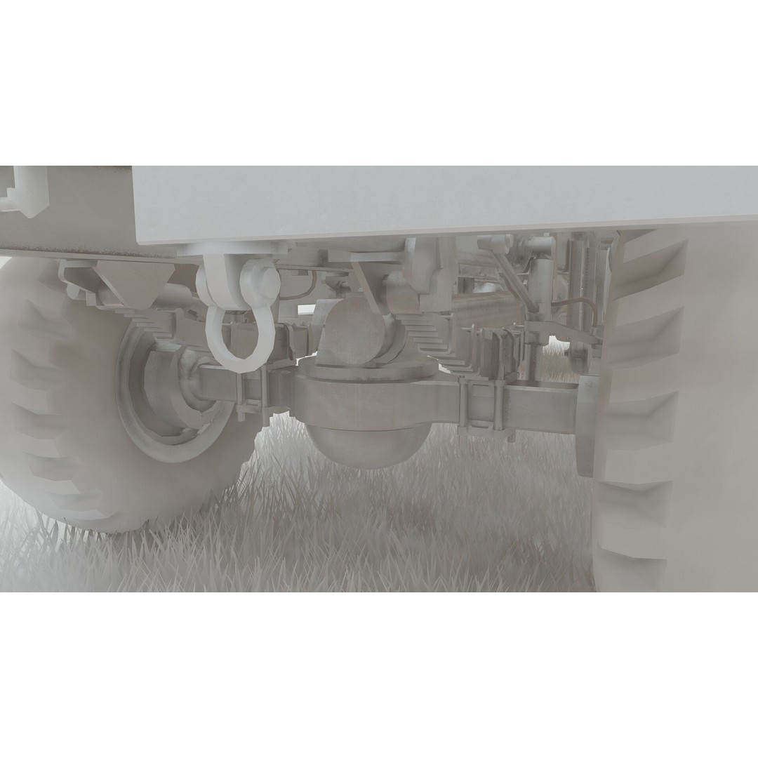 M939 Series 5-Ton 6x6 Truck 3D Model – Textured Military Vehicle, FBX, OBJ - View 38