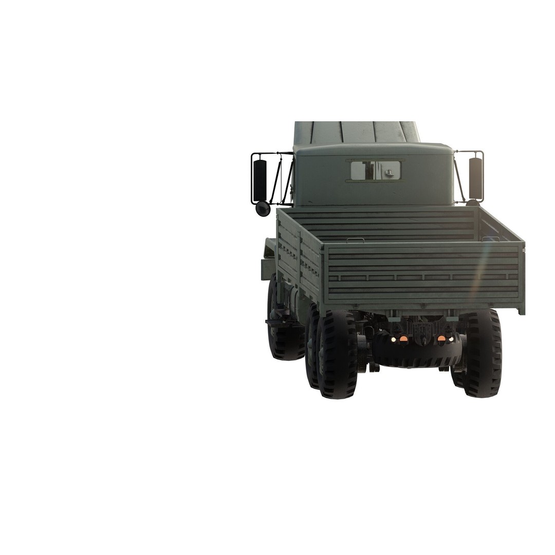 M939 Series 5-Ton 6x6 Truck 3D Model – Textured Military Vehicle, FBX, OBJ - View 6