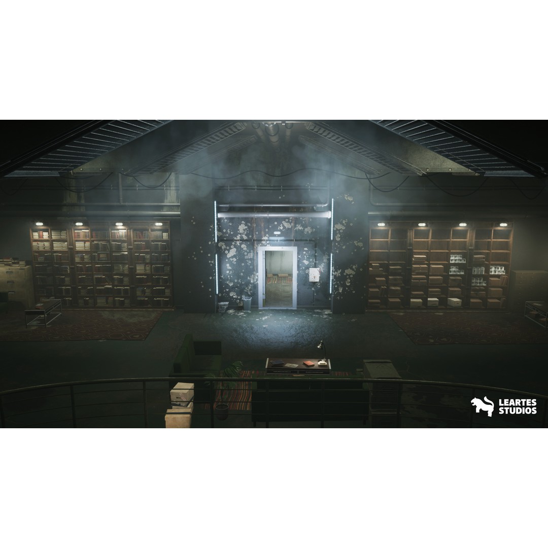 Cold War Underground Bunker 3D Model – Low Poly Game Asset, FBX, PBR - View 10