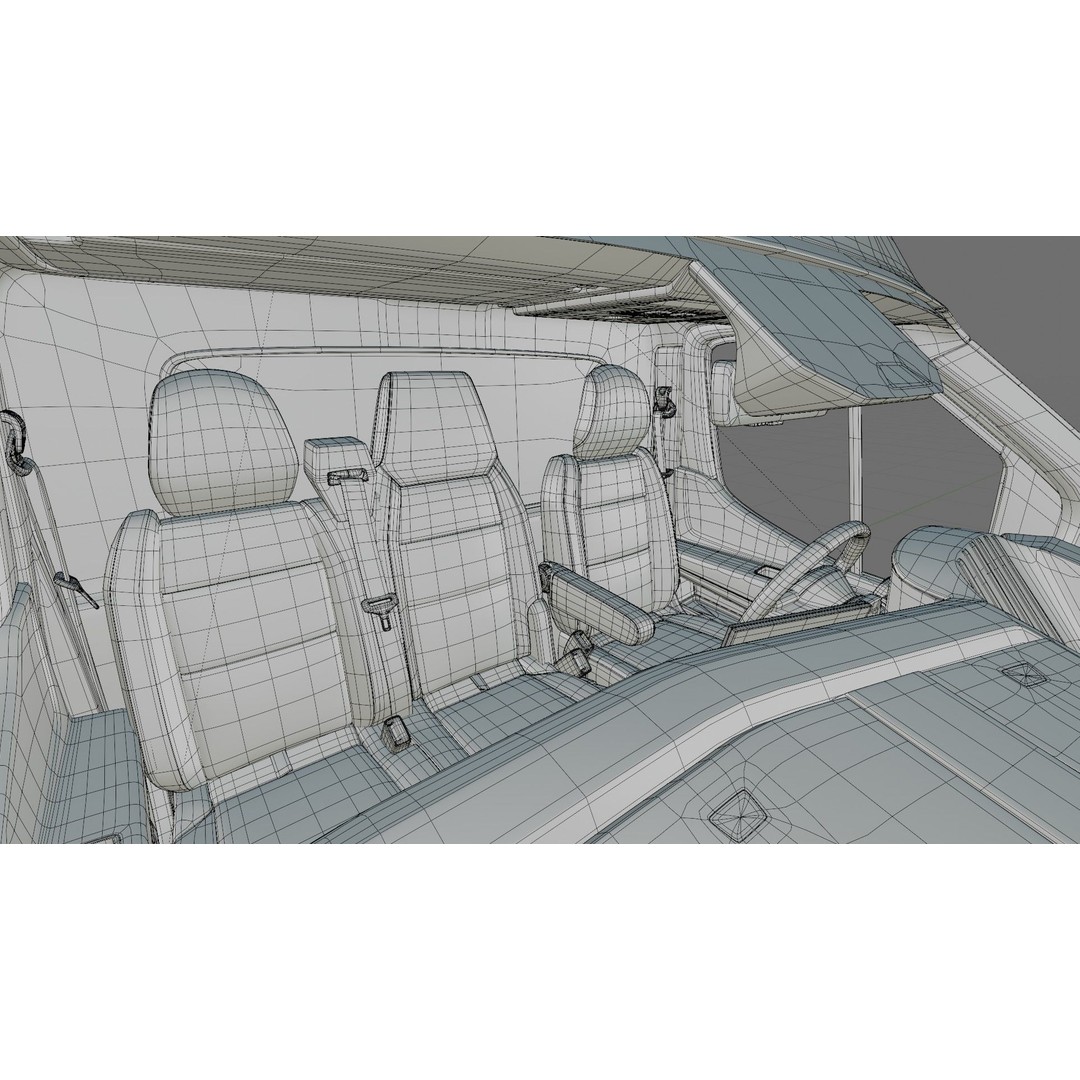 Renault Master Box Truck 2024 3D Model – Detailed Interior & Exterior, FBX/OBJ