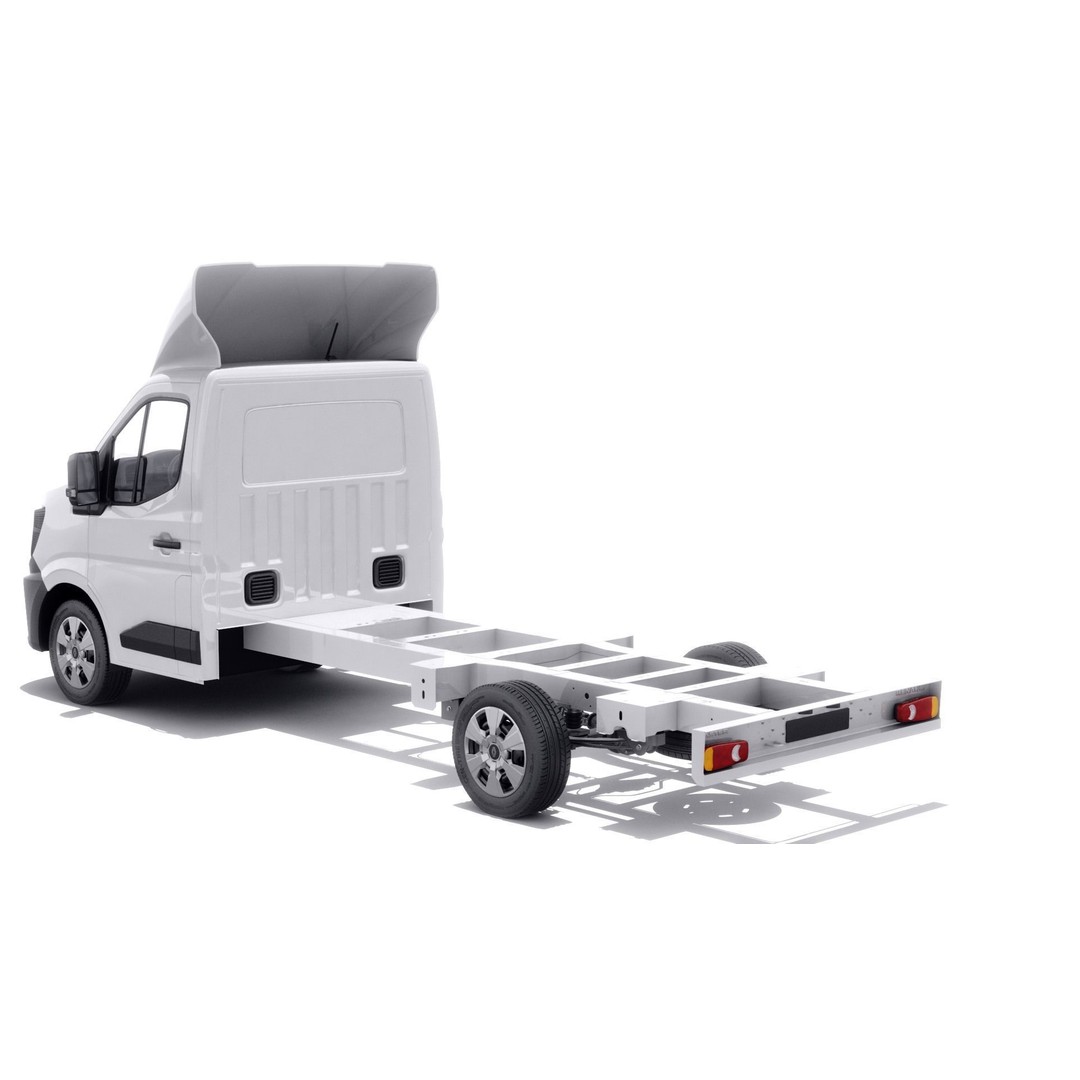 Renault Master Box Truck 2024 3D Model – Detailed Interior & Exterior, FBX/OBJ - View 10