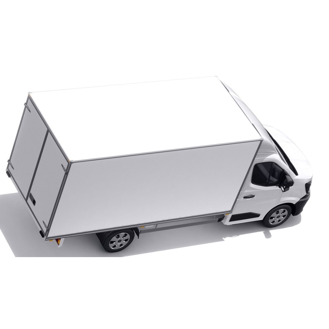 Renault Master Box Truck 2024 3D Model – Detailed Interior & Exterior, FBX/OBJ - View 12