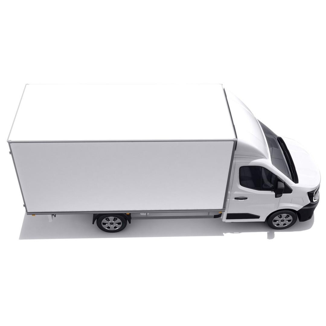 Renault Master Box Truck 2024 3D Model – Detailed Interior & Exterior, FBX/OBJ - View 14