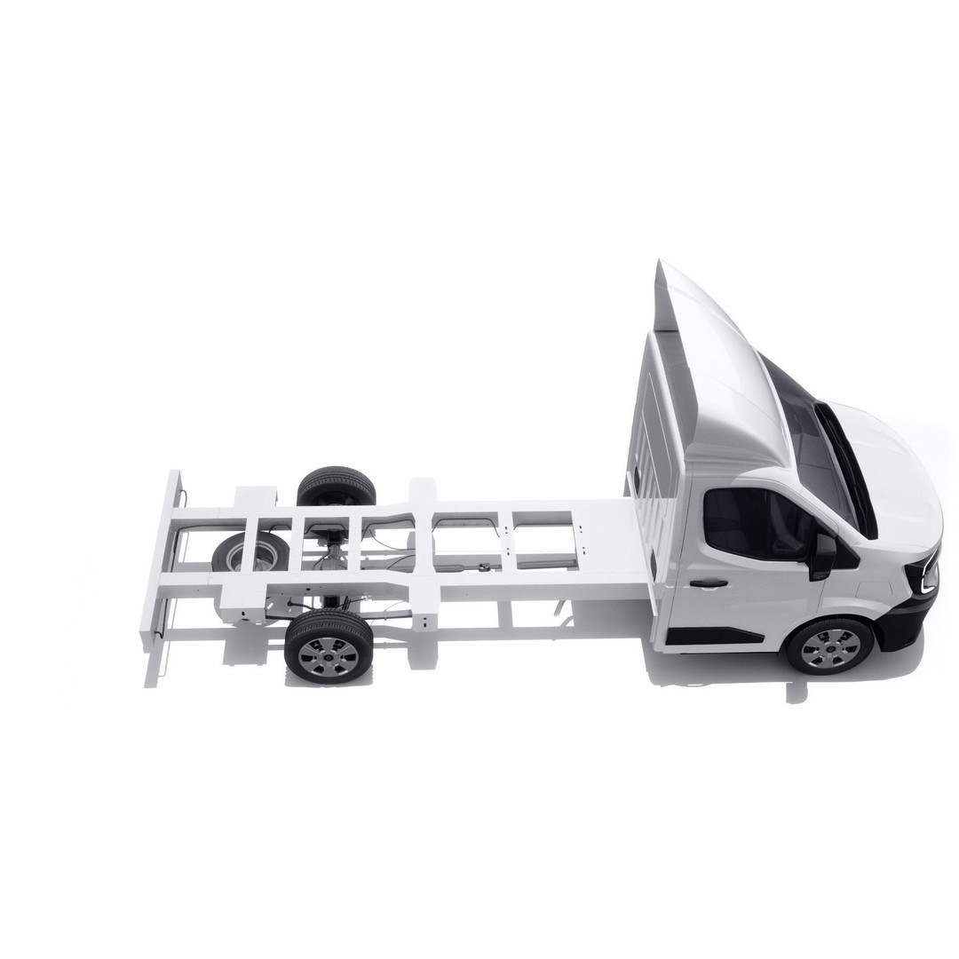 Renault Master Box Truck 2024 3D Model – Detailed Interior & Exterior, FBX/OBJ - View 15