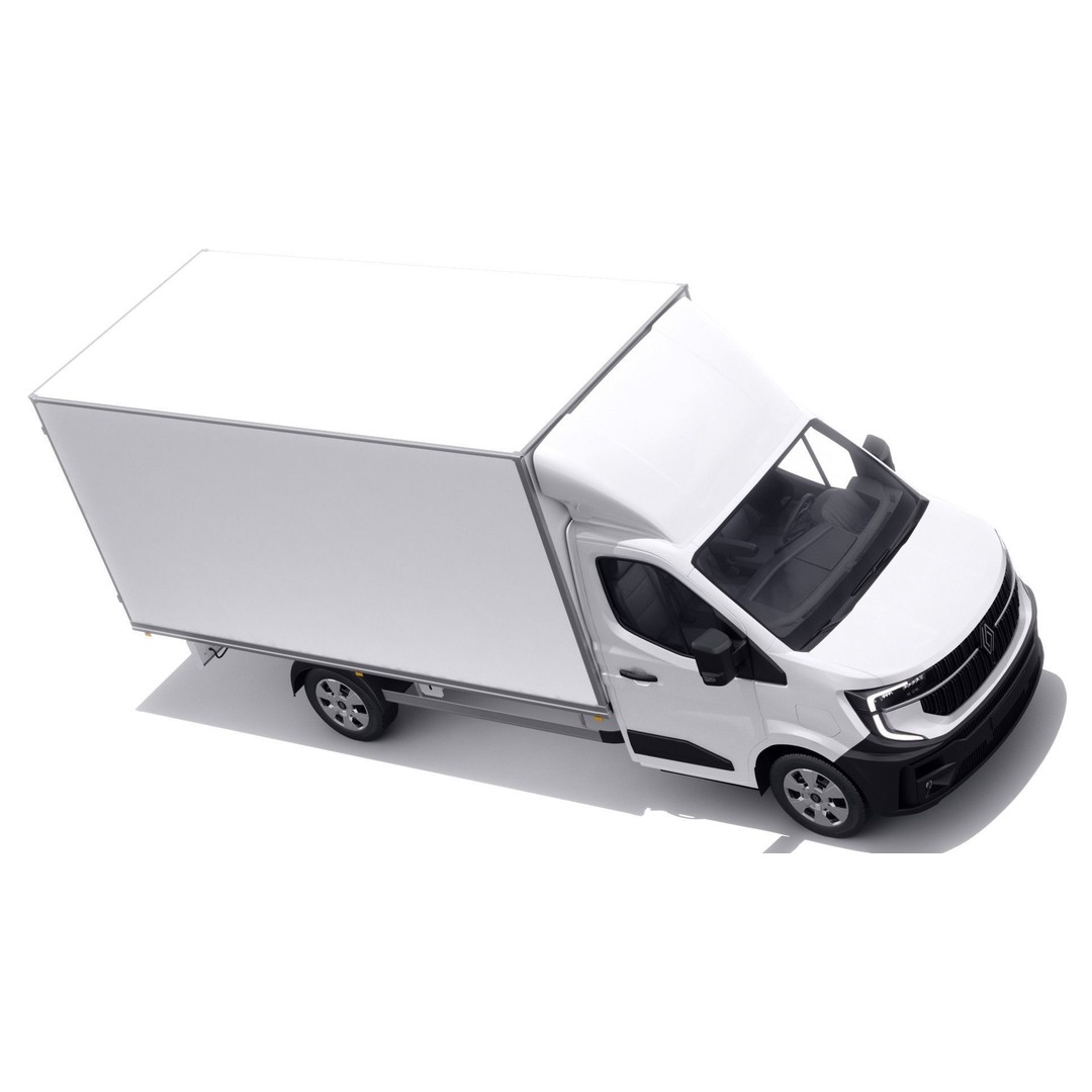 Renault Master Box Truck 2024 3D Model – Detailed Interior & Exterior, FBX/OBJ - View 16