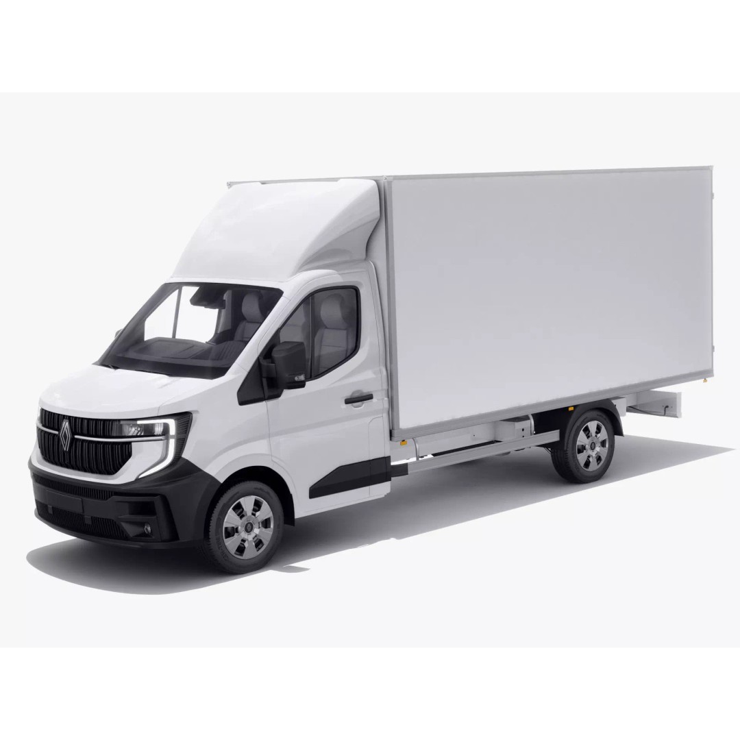 Renault Master Box Truck 2024 3D Model – Detailed Interior & Exterior, FBX/OBJ - View 2
