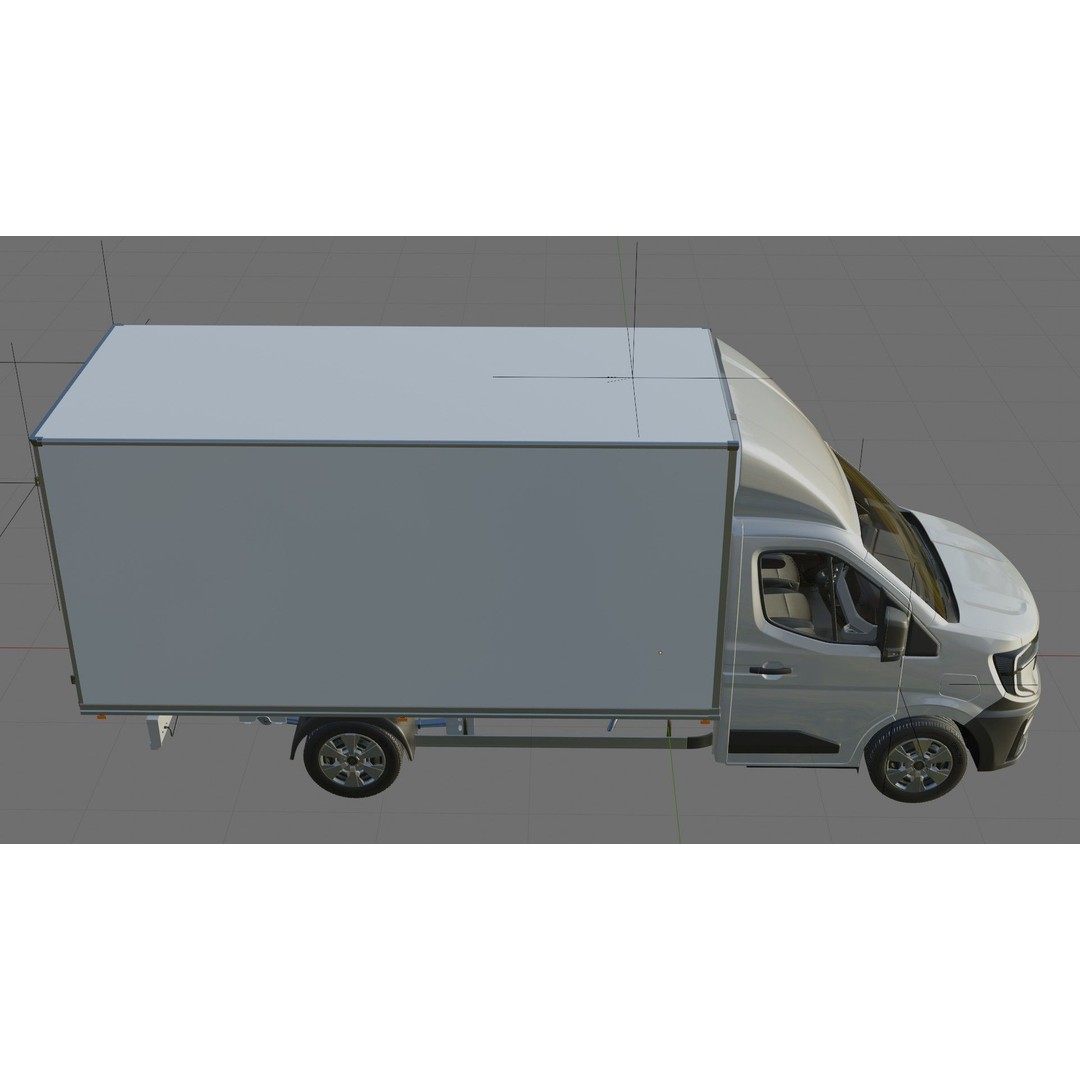 Renault Master Box Truck 2024 3D Model – Detailed Interior & Exterior, FBX/OBJ - View 28