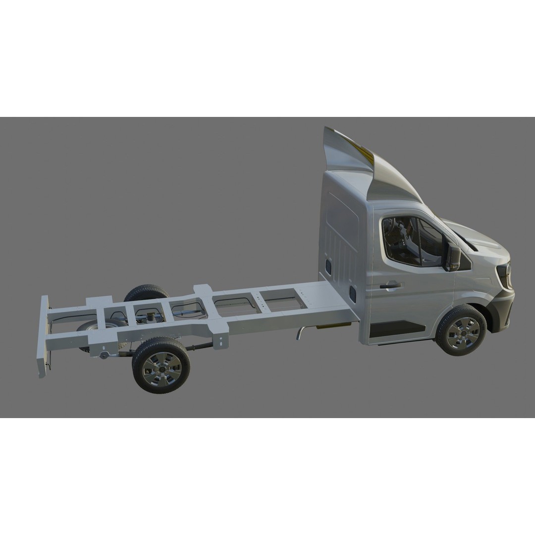 Renault Master Box Truck 2024 3D Model – Detailed Interior & Exterior, FBX/OBJ - View 31