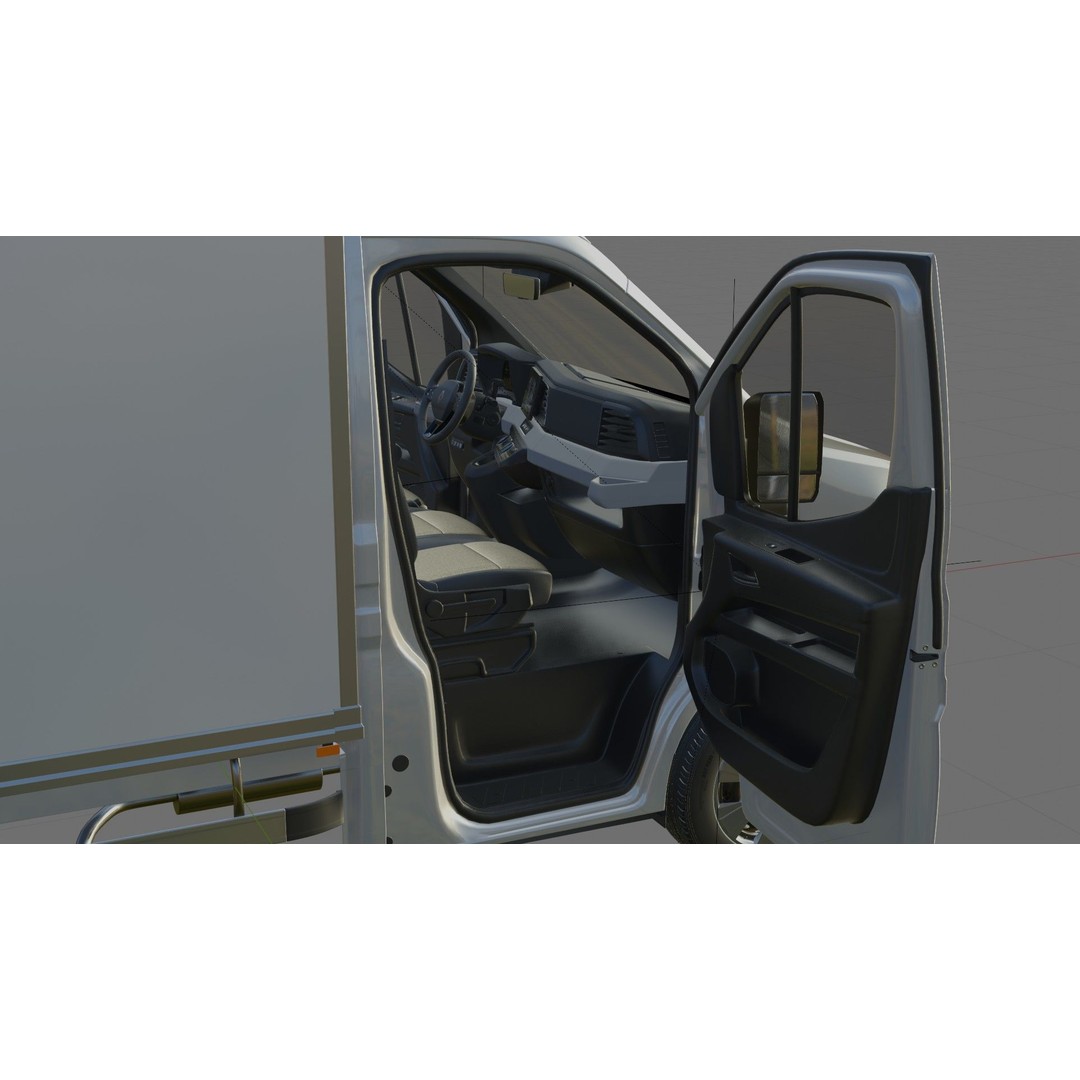 Renault Master Box Truck 2024 3D Model – Detailed Interior & Exterior, FBX/OBJ - View 35