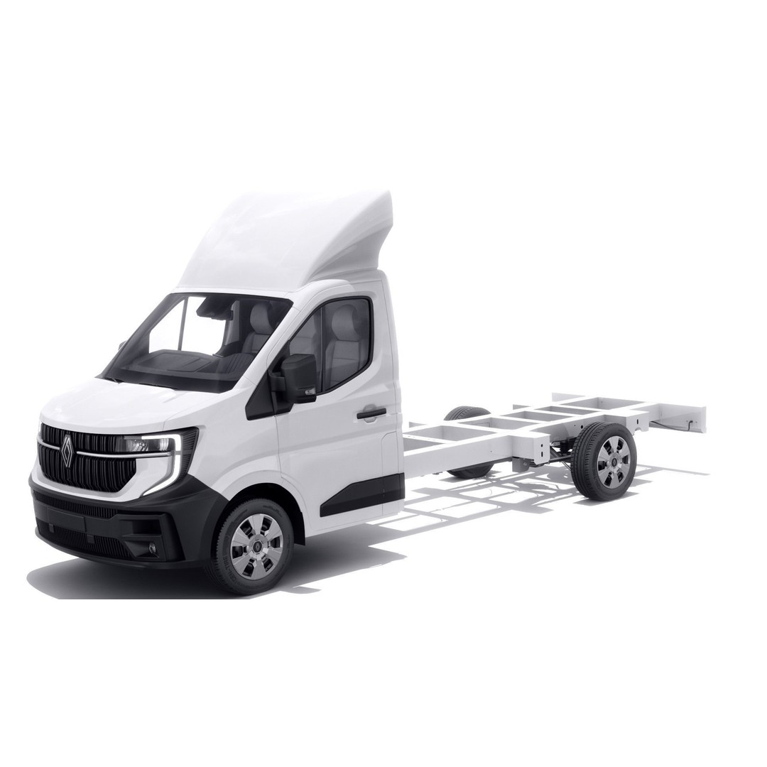Renault Master Box Truck 2024 3D Model – Detailed Interior & Exterior, FBX/OBJ - View 4